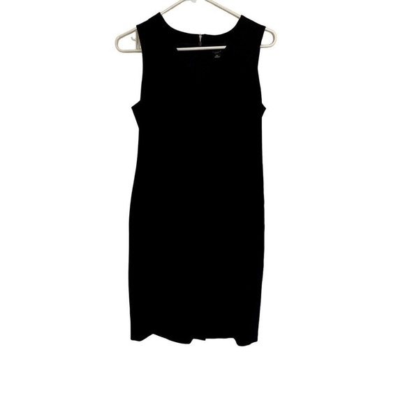 Ann Taylor Dresses & Skirts - Ann Taylor Sheath Dress 6P Navy Blue Women Petite V-Neck Lined Cotton Blend